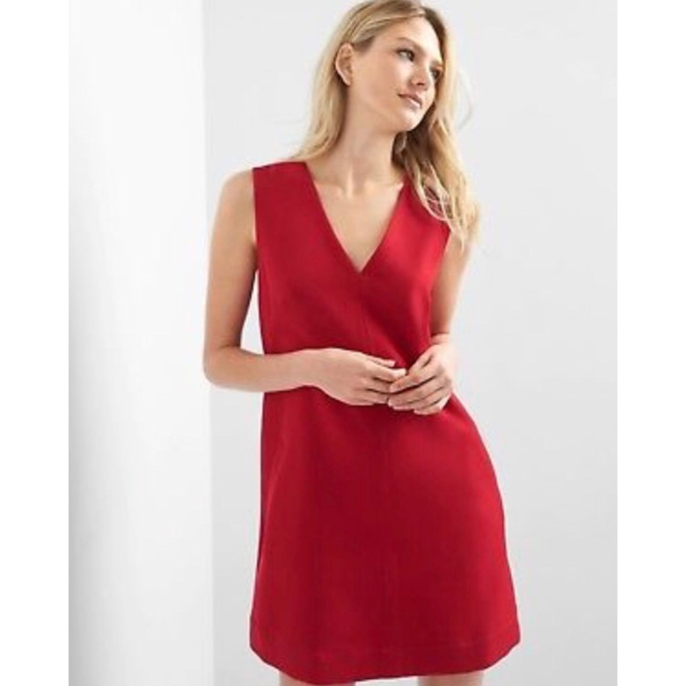 NWT Gap Red Sheath Dress with pockets
